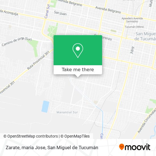 Mapa de Zarate, maria Jose