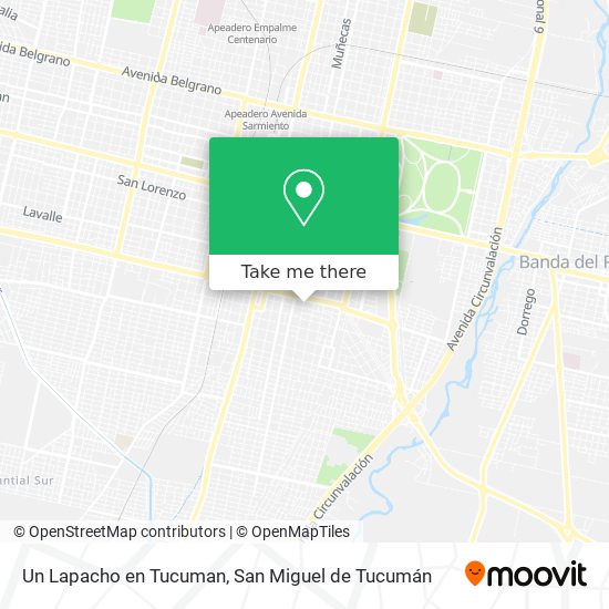 Un Lapacho en Tucuman map