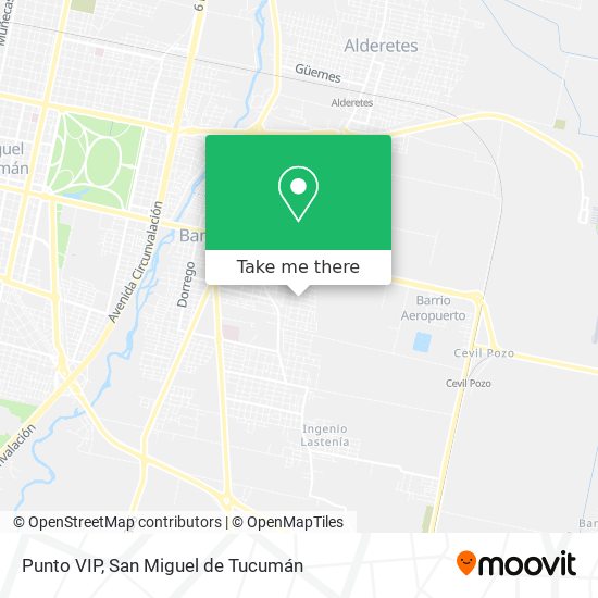 Punto VIP map