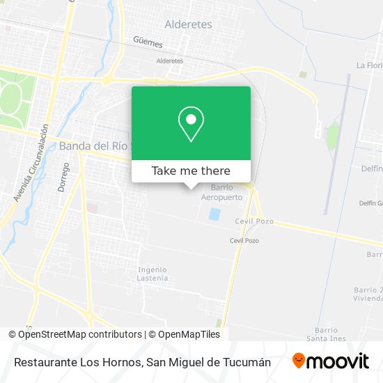Restaurante Los Hornos map