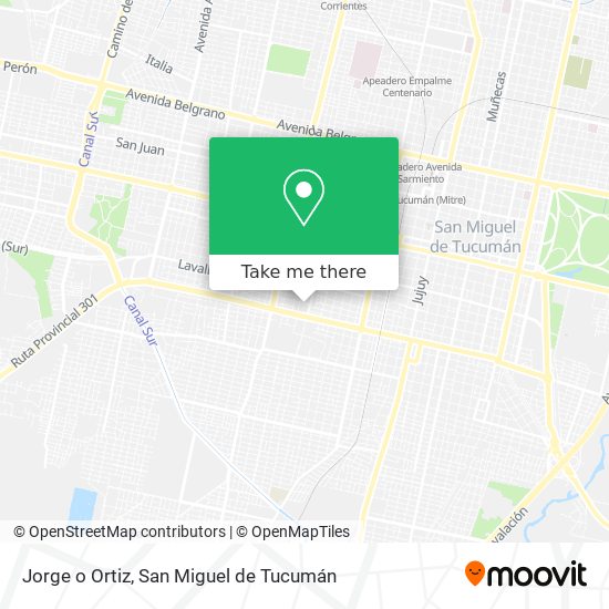 Mapa de Jorge o Ortiz