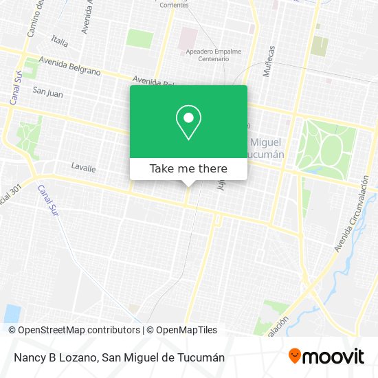 Nancy B Lozano map