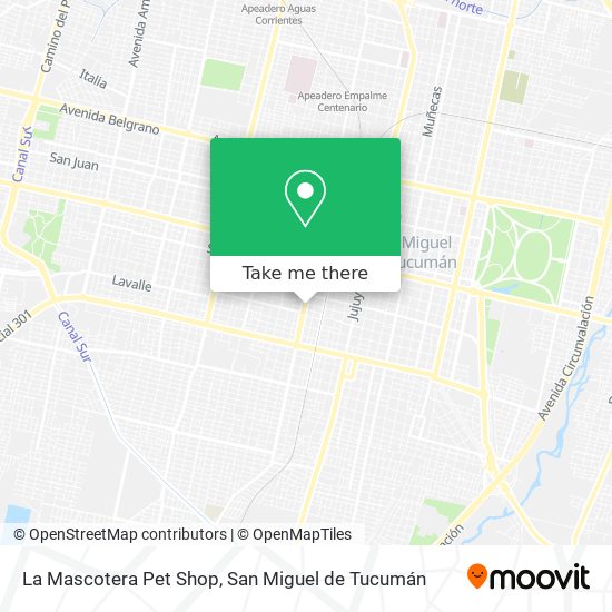 La Mascotera Pet Shop map