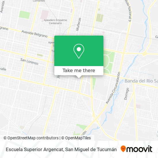 Escuela Superior Argencat map