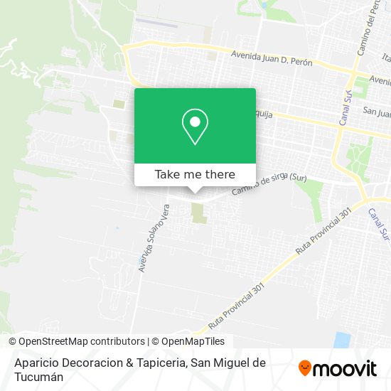 Aparicio Decoracion & Tapiceria map