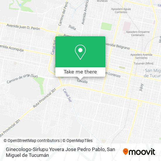 Ginecologo-Sirlupu Yovera Jose Pedro Pablo map