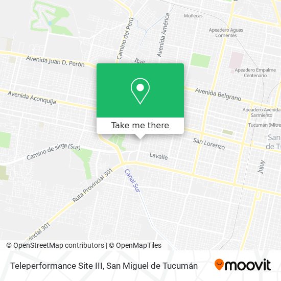 Teleperformance Site III map