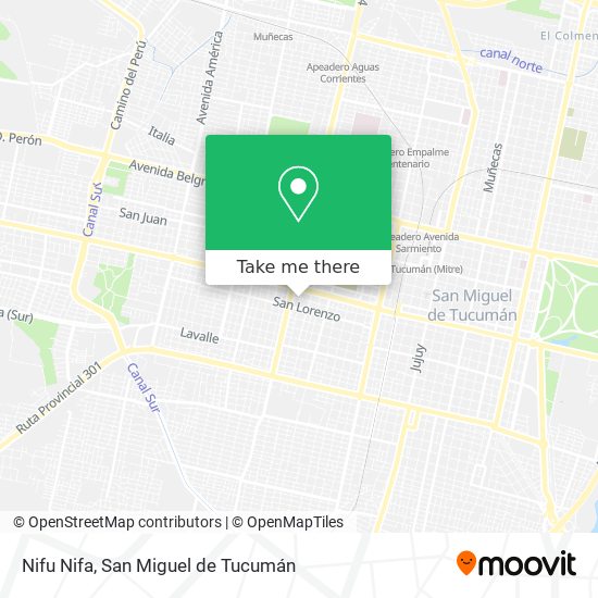 Nifu Nifa map