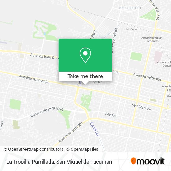 La Tropilla Parrillada map