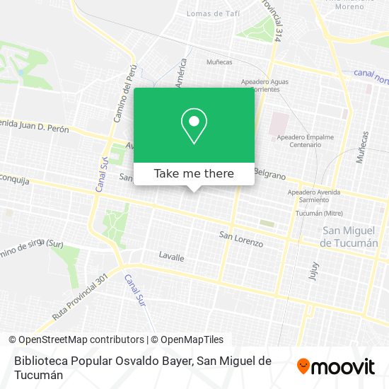 Biblioteca Popular Osvaldo Bayer map