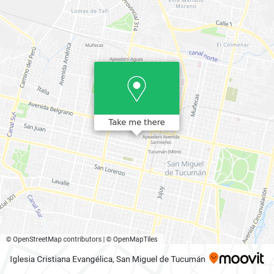 Iglesia Cristiana Evangélica map