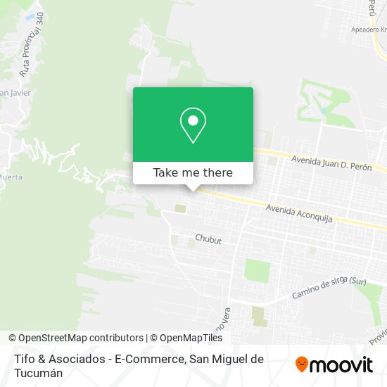 Mapa de Tifo & Asociados - E-Commerce