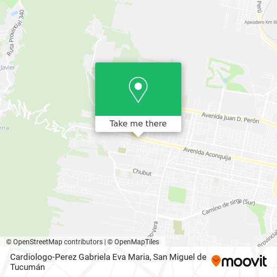 Cardiologo-Perez Gabriela Eva Maria map