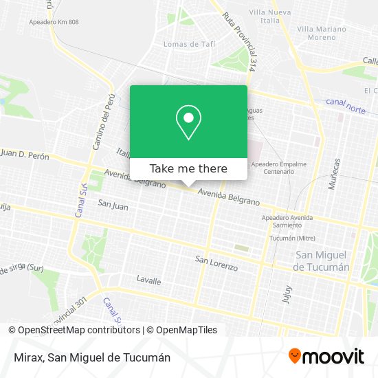 Mirax map