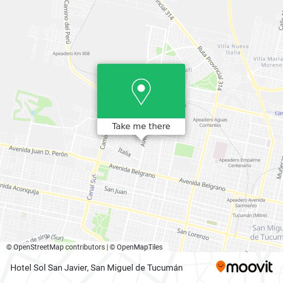 Hotel Sol San Javier map