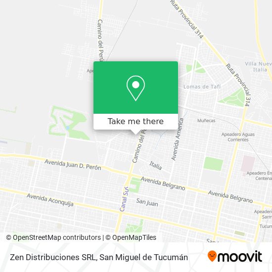 Zen Distribuciones SRL map