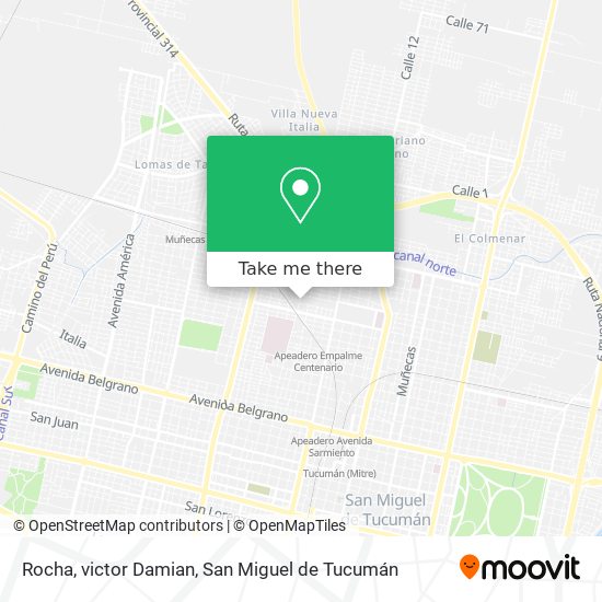 Mapa de Rocha, victor Damian