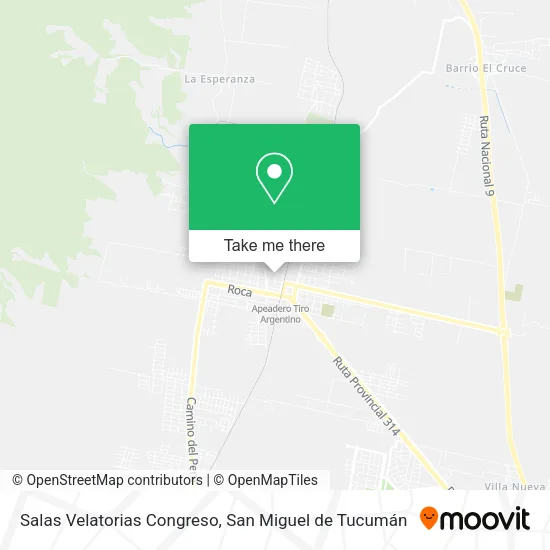 Salas Velatorias Congreso map