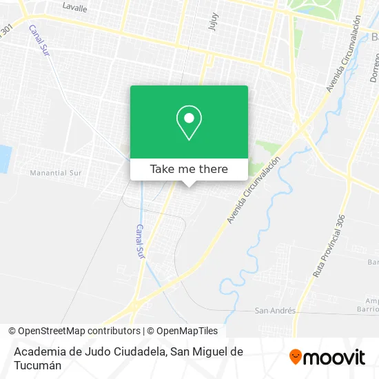 Academia de Judo Ciudadela map