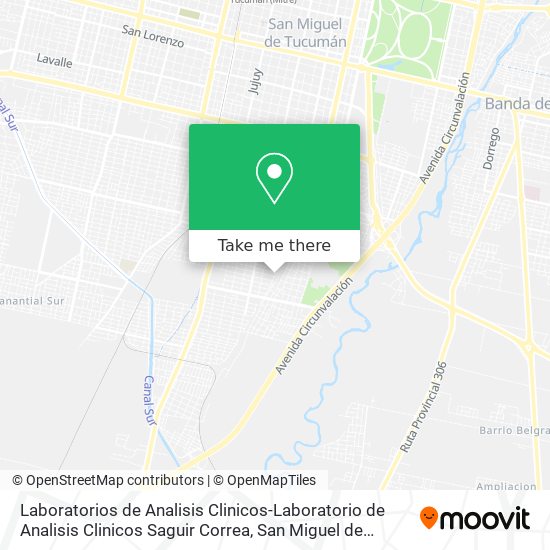 Laboratorios de Analisis Clinicos-Laboratorio de Analisis Clinicos Saguir Correa map