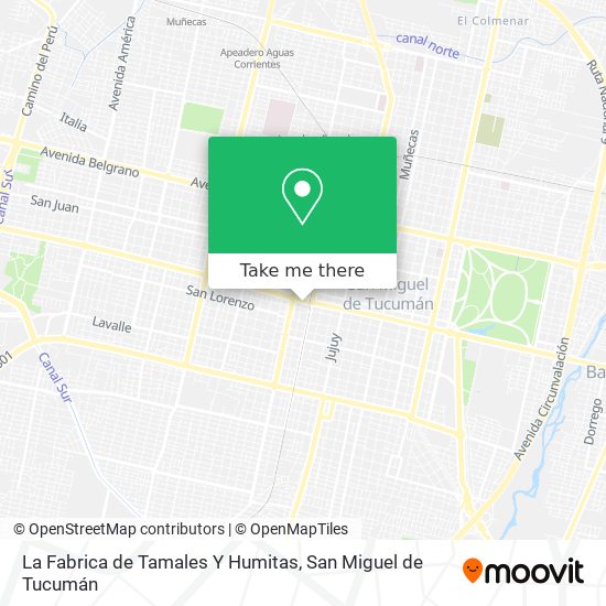 La Fabrica de Tamales Y Humitas map