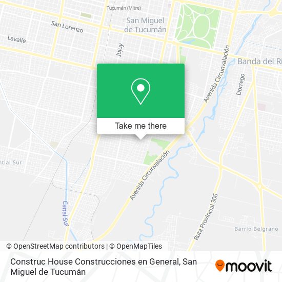 Mapa de Construc House Construcciones en General