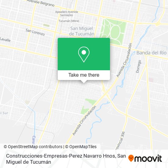 Construcciones-Empresas-Perez Navarro Hnos map