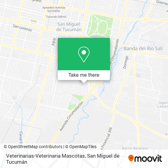 Mapa de Veterinarias-Veterinaria Mascotas