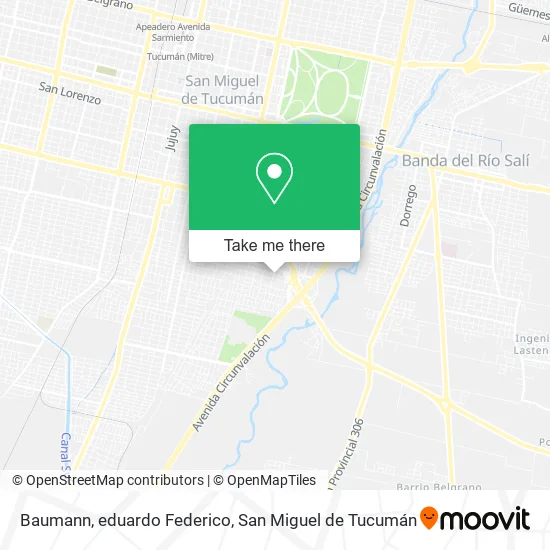 Baumann, eduardo Federico map