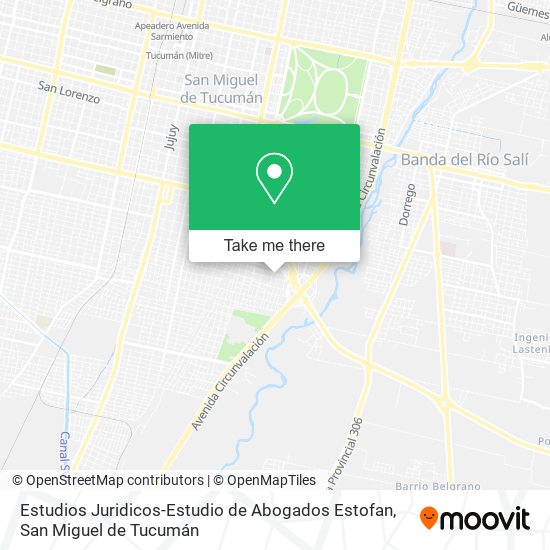 Mapa de Estudios Juridicos-Estudio de Abogados Estofan