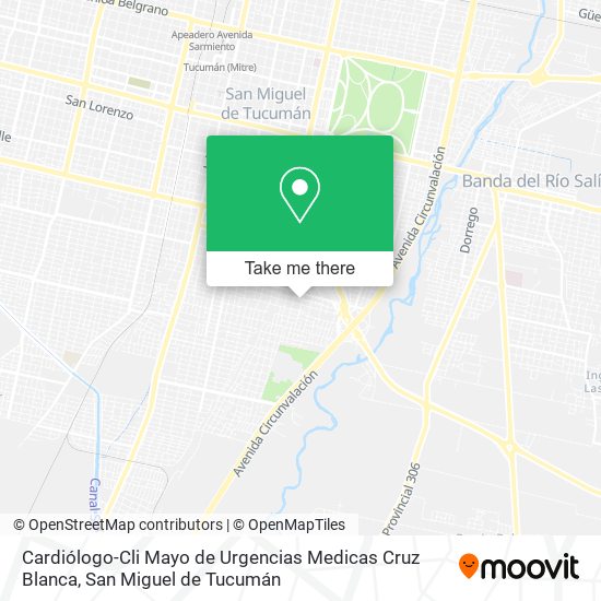Cardiólogo-Cli Mayo de Urgencias Medicas Cruz Blanca map