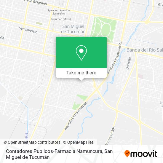 Contadores Publicos-Farmacia Namuncura map