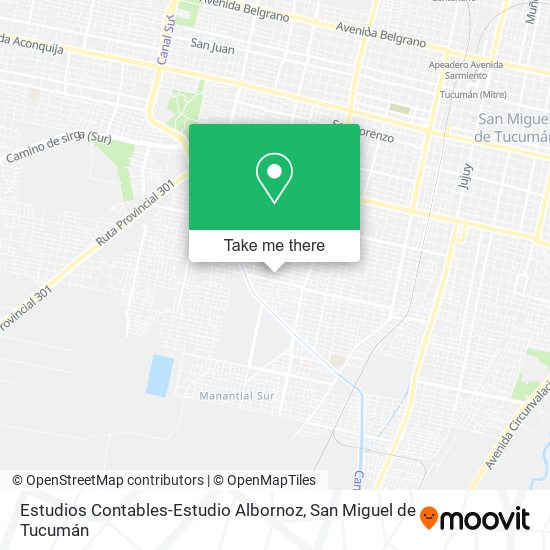 Estudios Contables-Estudio Albornoz map