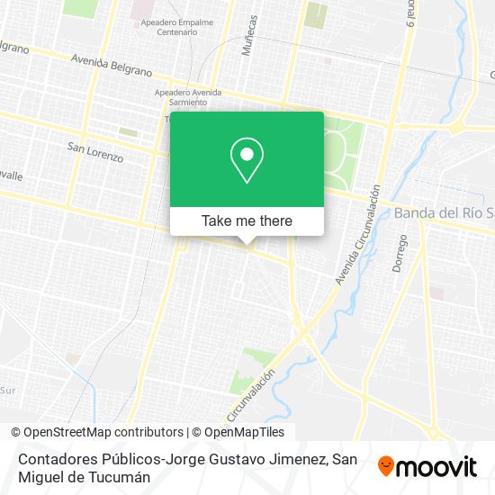 Contadores Públicos-Jorge Gustavo Jimenez map