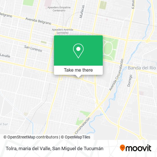 Mapa de Tolra, maria del Valle