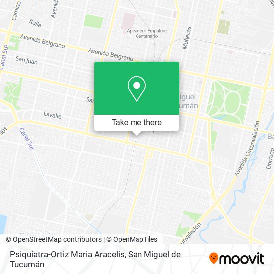 Psiquiatra-Ortiz Maria Aracelis map
