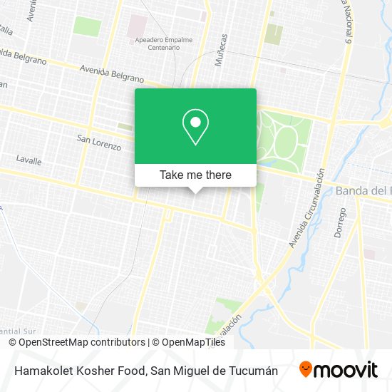 Mapa de Hamakolet Kosher Food