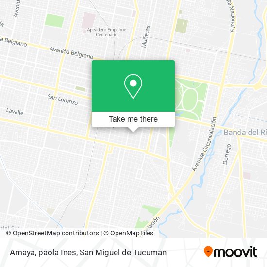 Amaya, paola Ines map