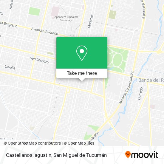 Castellanos, agustin map