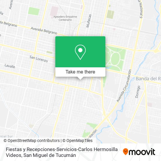 Mapa de Fiestas y Recepciones-Servicios-Carlos Hermosilla Videos