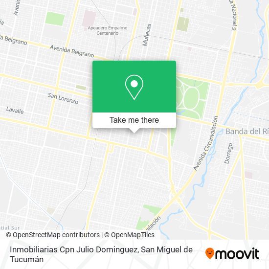 Mapa de Inmobiliarias Cpn Julio Dominguez