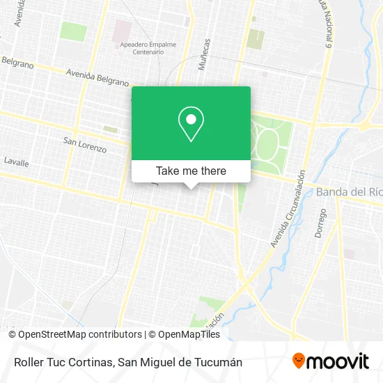 Roller Tuc Cortinas map