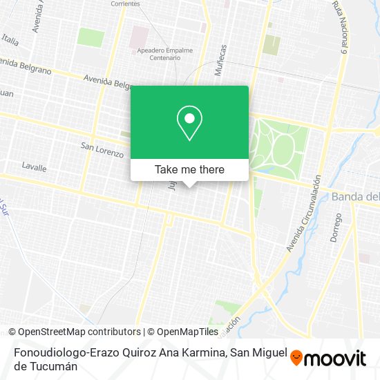 Fonoudiologo-Erazo Quiroz Ana Karmina map