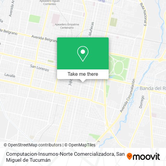 Computacion-Insumos-Norte Comercializadora map