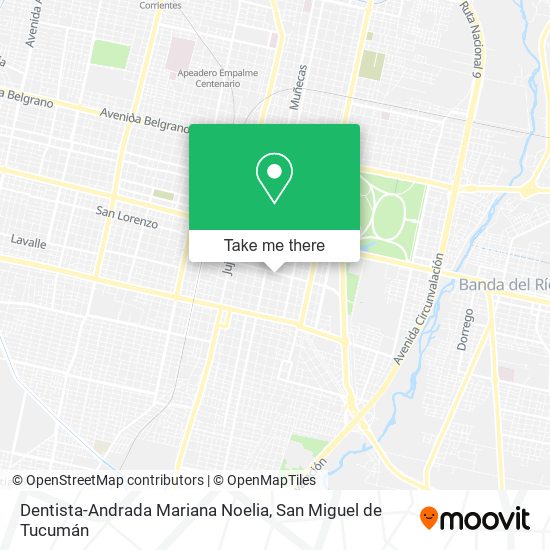 Dentista-Andrada Mariana Noelia map