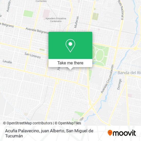 Acuña Palavecino, juan Alberto map