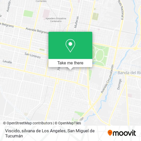 Viscido, silvana de Los Angeles map