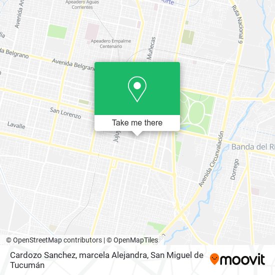 Cardozo Sanchez, marcela Alejandra map