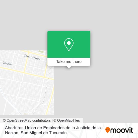 Aberturas-Union de Empleados de la Justicia de la Nacion map