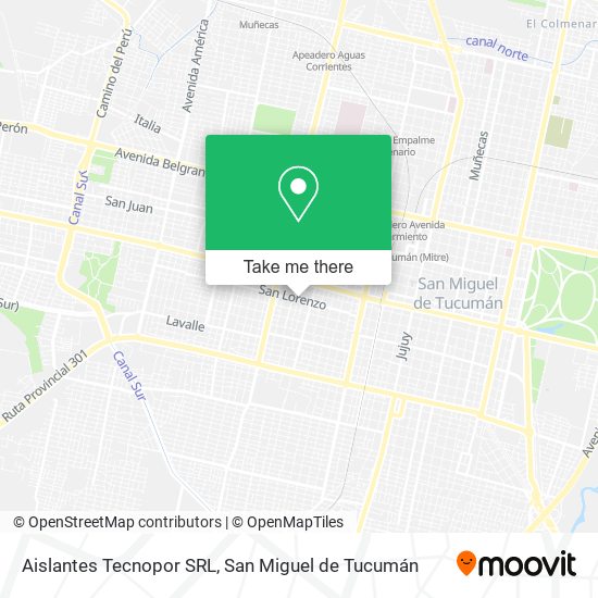 Aislantes Tecnopor SRL map